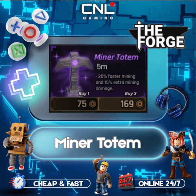 The Forge > Miner Totem x3 [169R] 