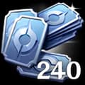 240 + 17 Tokens