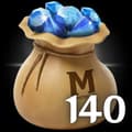 140 алмазов