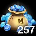 257 алмазов