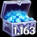 1163 алмазов
