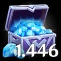1446 алмазов