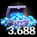3688 алмазов