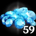 59 алмазов