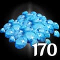 170 алмазов