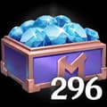 296 алмазов