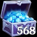 568 алмазов