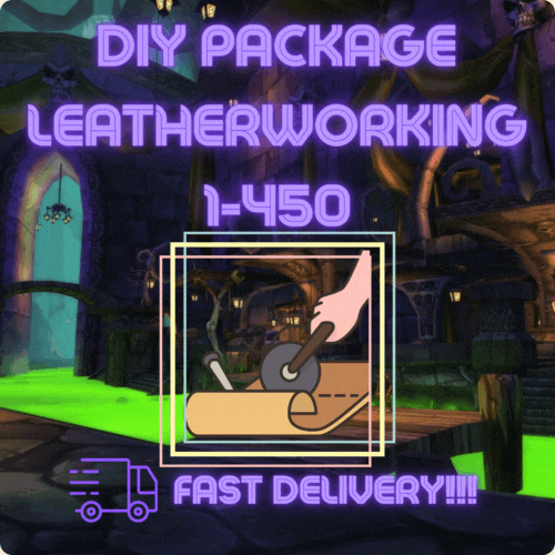 WOW CATA EU Leatherworking 1-450 KIT/DIY Package/ More details at descriptions